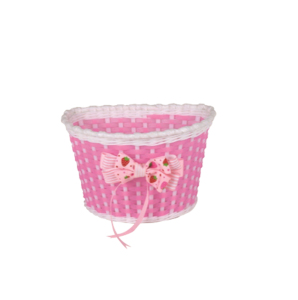 PVC Colorful Bicycle Front Basket for Kids Bike (HBK-176)